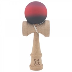 Kendama X Originala, Kendama Profesionala din Lemn, Rubber Grip, 18 cm, Mov/Rosu/Negru Kendama X Originala, Kendama Profesionala din Lemn, Rubber Grip, 18 cm, Mov/Rosu/Negru