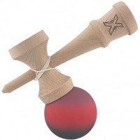Kendama X Originala, Kendama Profesionala din Lemn, Rubber Grip, 18 cm, Mov/Rosu/Negru Kendama X Originala, Kendama Profesionala din Lemn, Rubber Grip, 18 cm, Mov/Rosu/Negru
