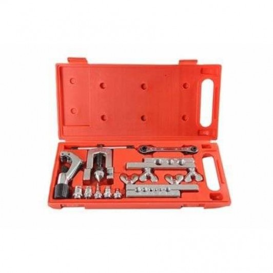Trusa pentru bercuit tevi, conducte universala cu largitoare taietor teava si cheie clichet robineti