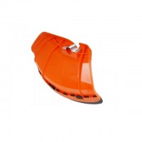 Disc motocoasa, 5 lame pentru sapat, plivit, tuns iarba, Aparatoare motocoasa universala,set 2 piese