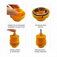 Set Filiere Tevi Pvc/Ppr cu Filet NPT 1/2