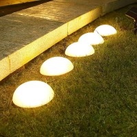 Decoratiune pentru Gradina – Lampa Solara în Forma de Ciuperca - 5 Piese
