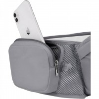 Marsupiu pentru Bebelusi si Copii (0-36 luni) 3 în 1, Ergonomic, Bretele Reglabile, Gri