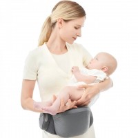 Marsupiu pentru Bebelusi si Copii (0-36 luni) 3 în 1, Ergonomic, Bretele Reglabile, Gri