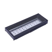 Gratar Portabil Metalic pentru Picnic, Gradina și Camping, 60x22x23 cm, Negru