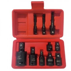 Set Adaptoare si Tubulare CR-MO, 10 Piese (1/4", 3/8", 1/2", 3/4")