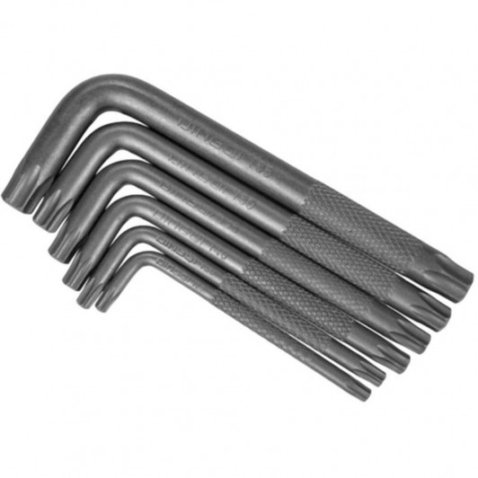 Set 6 Chei Torx Profesionale T25-T55, Otel Calit, 6 Piese, Uz General