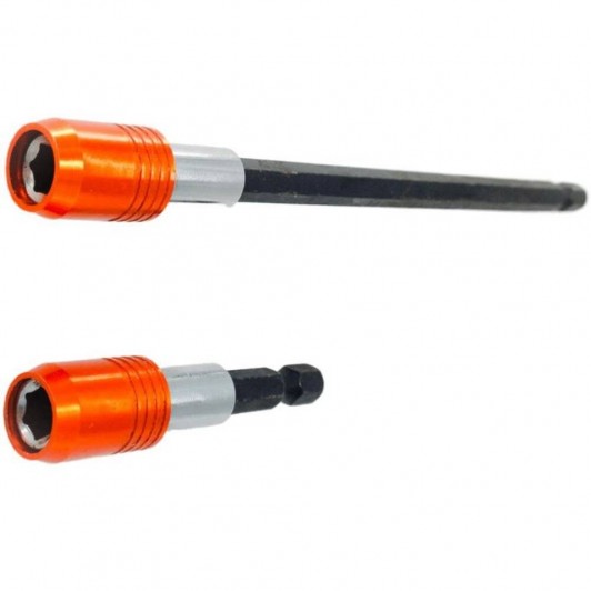 Set 2 Prelungitoare pentru Biti, 60 mm + 150 mm, Suport Magnetic Set 2 Prelungitoare pentru Biti, 60 mm + 150 mm, Suport Magnetic