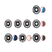 Set 11 Mini Discuri pentru Șlefuit, Lustruit și Polizat 125 mm pentru Flex – Lemn,Metal și Inox