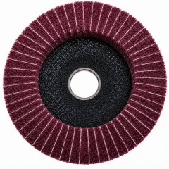 Disc Nylon cu Lamele Smirghel 125 mm – Pentru Șlefuire și Polizare Lemn, Metal și Inox