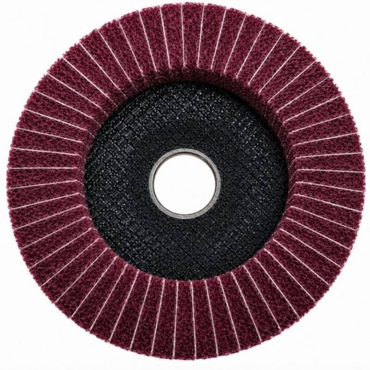 Disc Nylon cu Lamele Smirghel 125 mm – Pentru Șlefuire și Polizare Lemn, Metal și Inox Disc Nylon cu Lamele Smirghel 125 mm – Pentru Șlefuire și Polizare Lemn, Metal și Inox