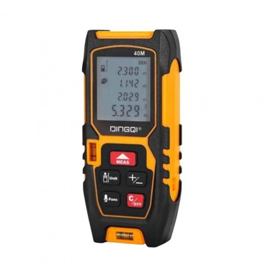 Telemetru Laser Digital 40 m, Precizie ±2 mm, Afișaj LCD, IP54, Baterii Incluse