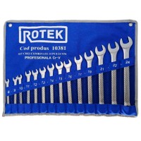 Set Chei Combinate Profesionale Cr-V 8-24 mm, 14 Piese