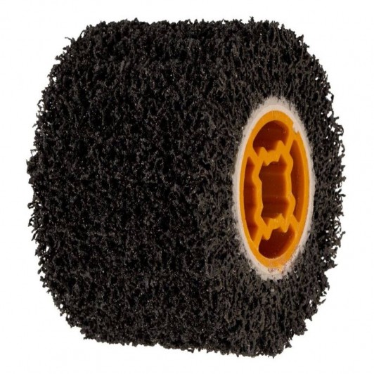 Tambur de Satinat Abraziv 110x100x20 mm, P40, Carbura de Siliciu, pentru Lemn, Metal, Plastic