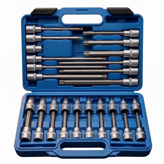 Trusă Biți Torx Profesională, 32 Piese, 1/2