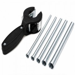 Set Tăietor și Îndoitor Țevi 6–22 mm – Cutter cu Clichet + 5 Arcuri pentru Cupru și Aluminiu