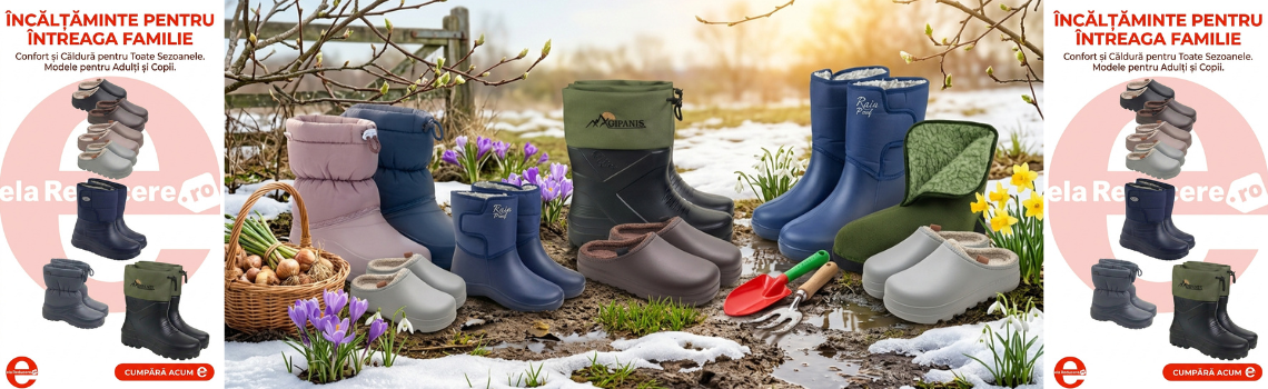 Incaltaminte de iarna pentri toata familia