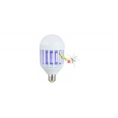 Bec LED 2 in 1 cu lampa UV insecte