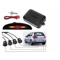 Senzori parcare pentru toate marcile auto, display digital cu LED-uri si patru senzori de parcare