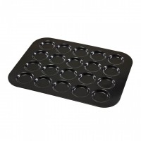 Tava Macarons-Fursecuri 20 forme 35.5x27.5x0.9cm, Negru